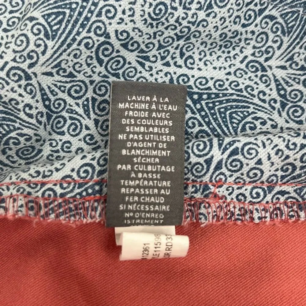 Bonobos Mens Straight Leg Cotton Flat Front Chino Pants Dusty Red Size 35x32